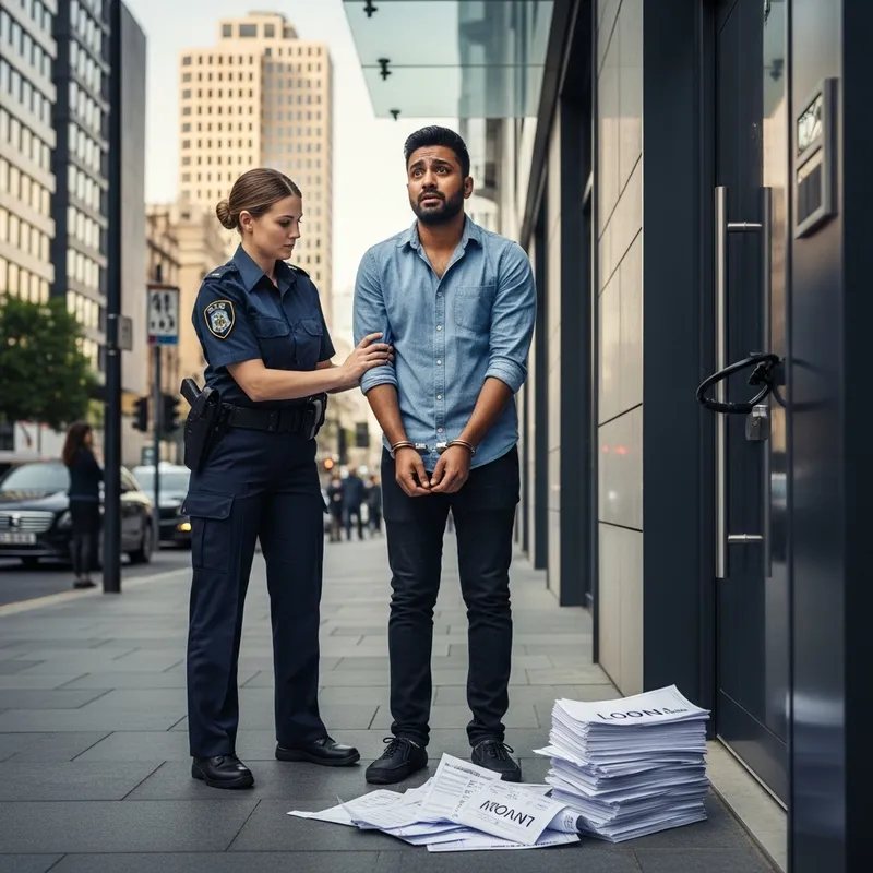 Arrest of Man Securing Punggol Flat with Bicycle Lock | Loanshark Harassment Arrest of Man Securing Punggol Flat with Bicycle Lock | Loanshark Harassment