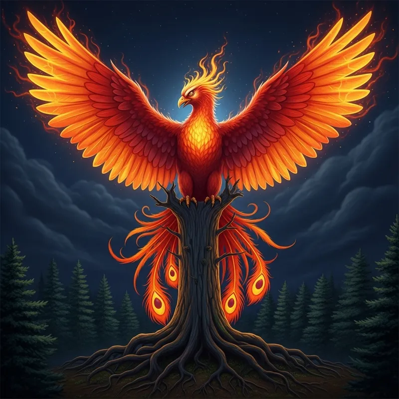 Magical Phoenix: A Symbol of Renewal Magical Phoenix: A Symbol of Renewal