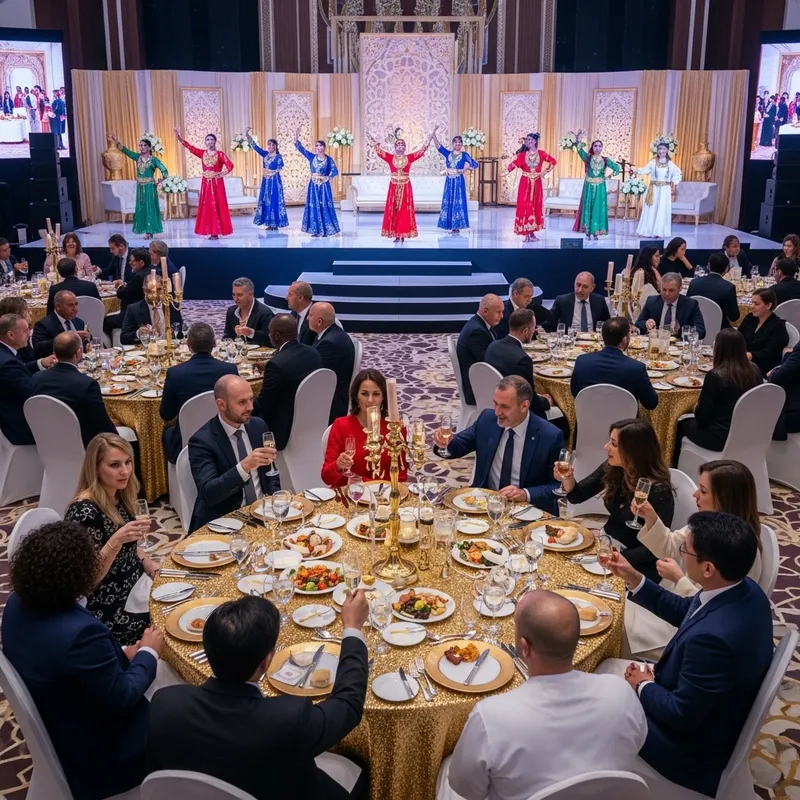 Luxurious Arabian Gala Dinner in Dubai