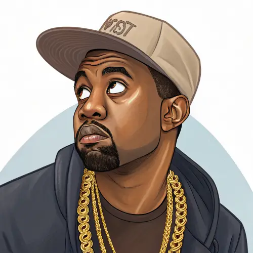 Kanye West Caricature Art