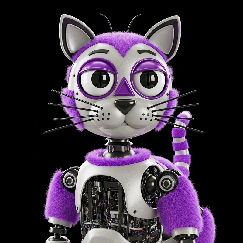 FNAF Cat Animatronic - Interactive Mechanical Character