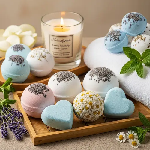 Natural Bath Bombs for Relaxation | Spa Serenity Collection