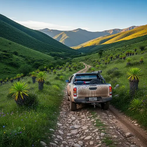 Exploring Tucumán Valleys with a Rugged Pickup Truck