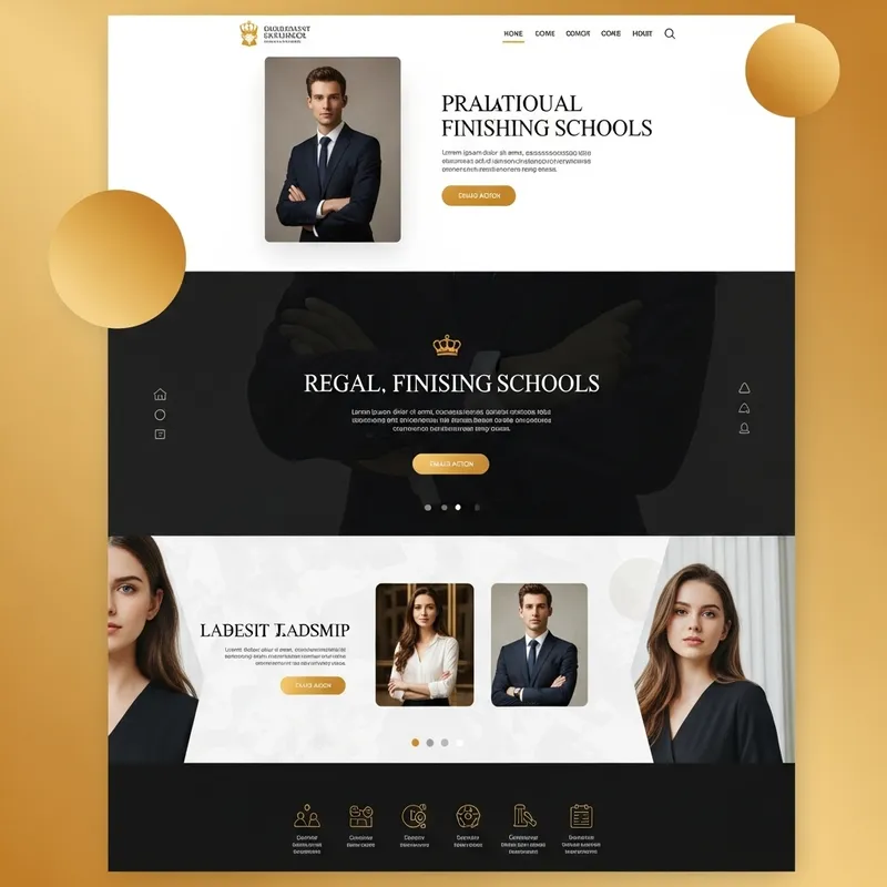 Royal-Inspired Website Design: Opulent Swiss & Regal Influence