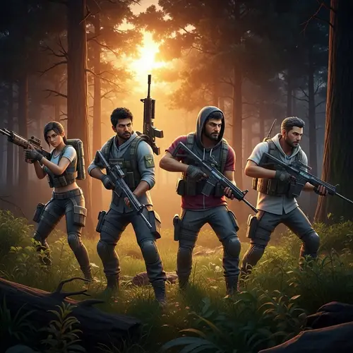 Intense Battle Royale Game in Dense Forest | FREE Fire Max