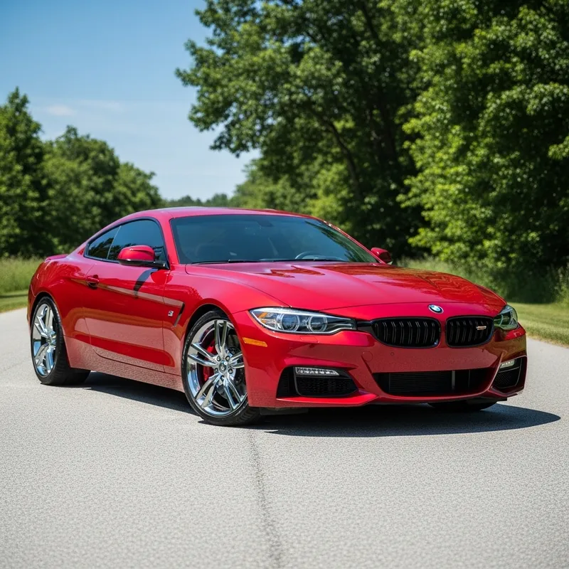 Red Luxury Sportscar | Speed & Elegance on Asphalt Red Luxury Sportscar | Speed & Elegance on Asphalt