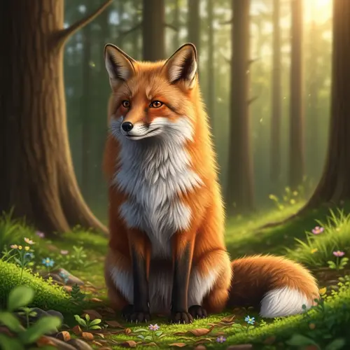 Majestic Fox in Natural Habitat | Forest Wildlife Photography