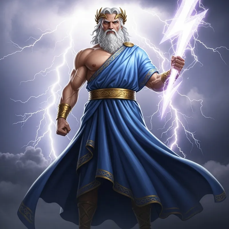 Zeus the Mighty: Mythical God of Thunder and Lightning