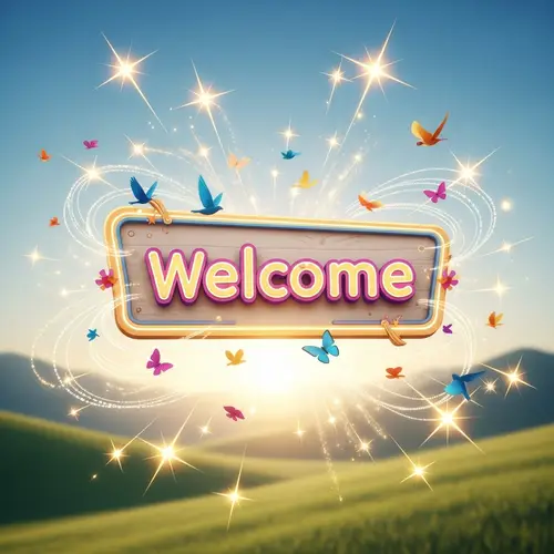 Charming Animated Welcome Sign for Your Events
