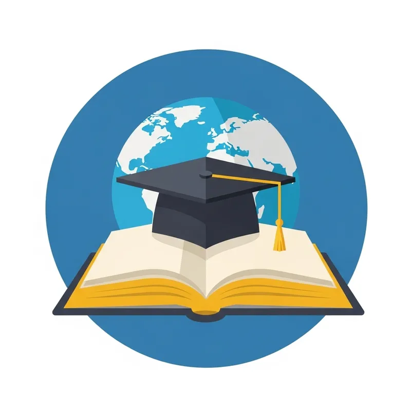 Education Icon for Global Academic Achievement Education Icon for Global Academic Achievement