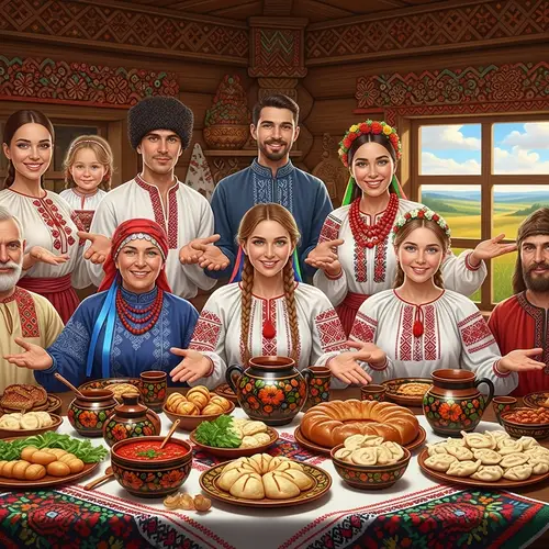 Warm Ukrainian Hospitality: Traditional Home & Hearty Foods