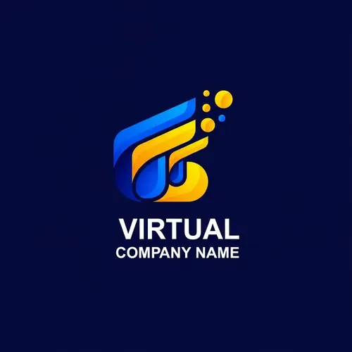 Modern Logo Design with Abstract Geometrical Shapes