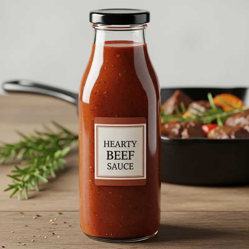 Beef Sauce Bottle | Authentic Flavor Beef Sauce Bottle | Authentic Flavor