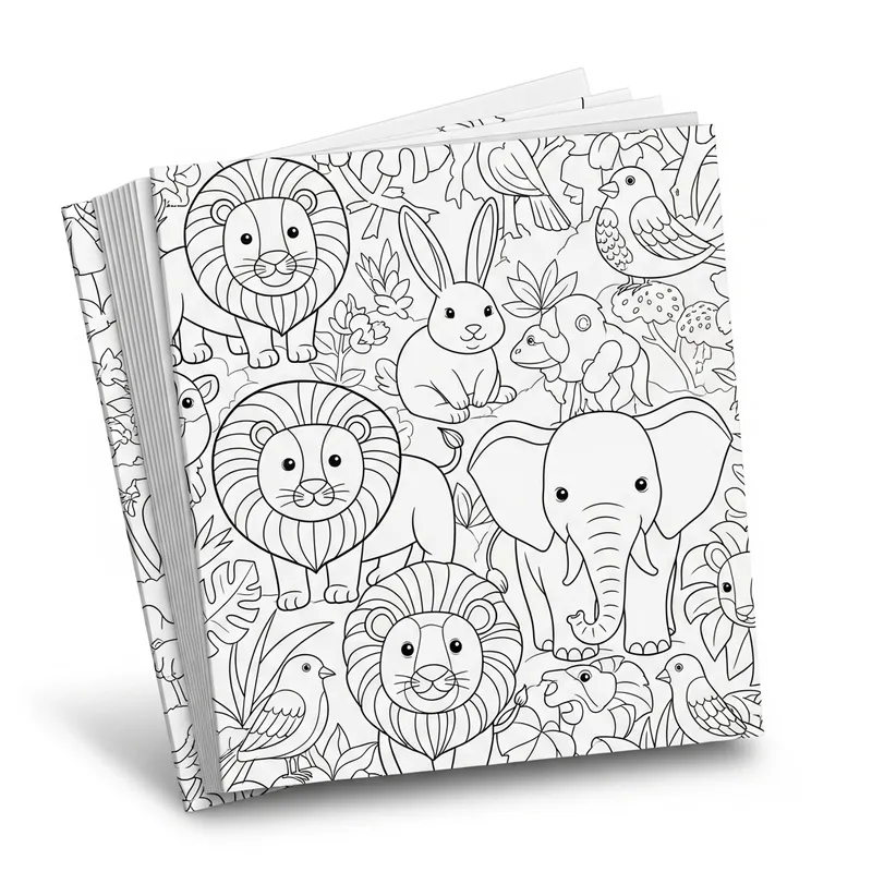 Kids Animal Coloring Book - Creative Designs & Fun Illustrations Kids Animal Coloring Book - Creative Designs & Fun Illustrations