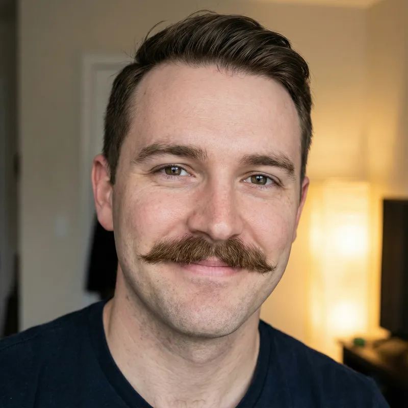 How Would I Look with a Mustache?