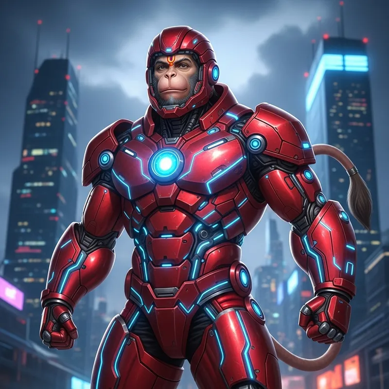 Hanuman in Iron Man Suit: Myth Meets Technology