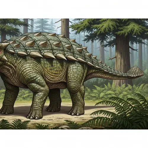 Ankylosaurus Illustration: Late Cretaceous Giant