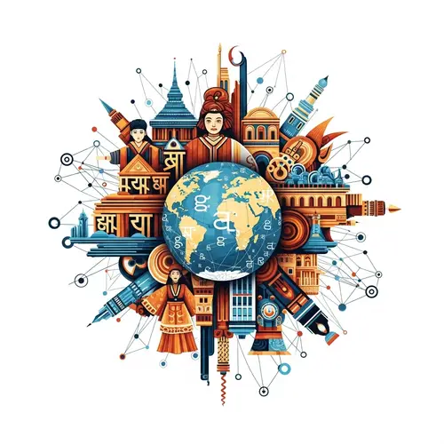 Global Cultures Convergence | Modern Aesthetic Art