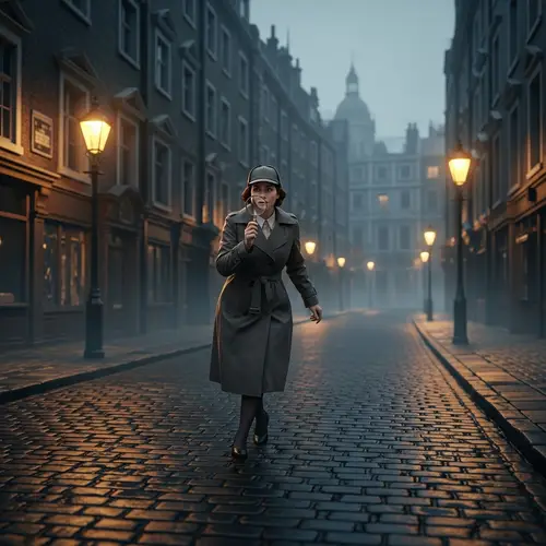 Victorian Detective Explores Mysteries of London | Enchanting Scenes
