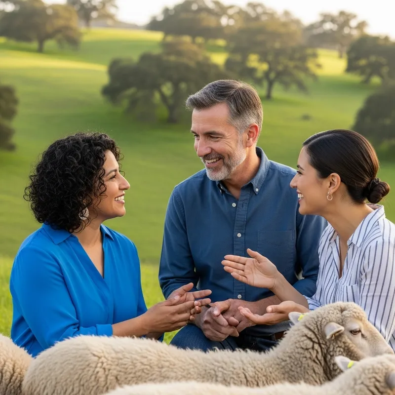 Male and Female Pastors Engaging in Flock Interactions & Joyful Conversations