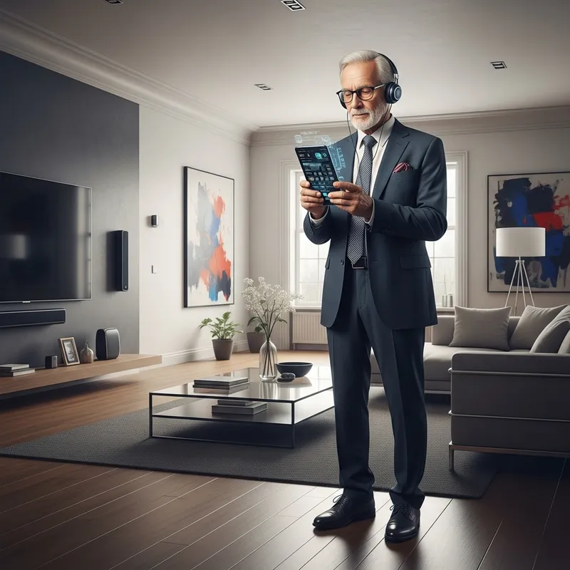 Old Modern Man: Portrait of Timeless Elegance