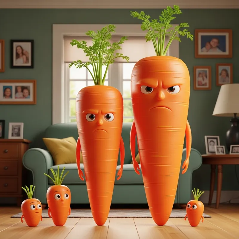 Strict Carrot Parents: A Home Scenario