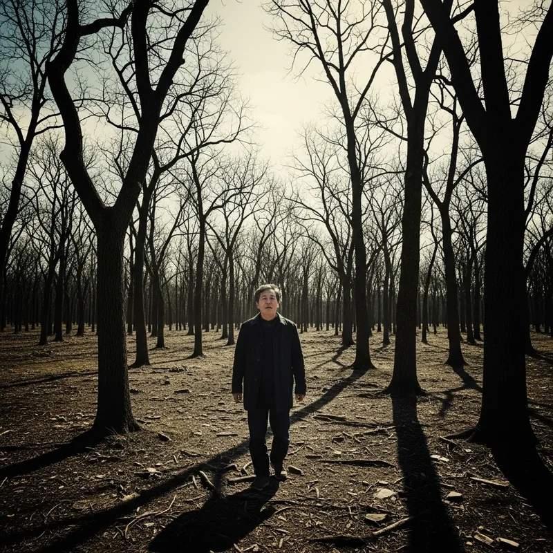 Profound Image of Lost Human in the Wilderness Profound Image of Lost Human in the Wilderness