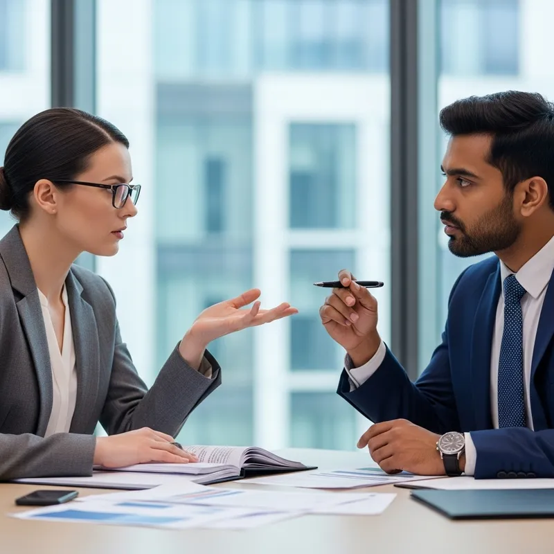 Legal Battle: Female Attorney vs. Male Banker