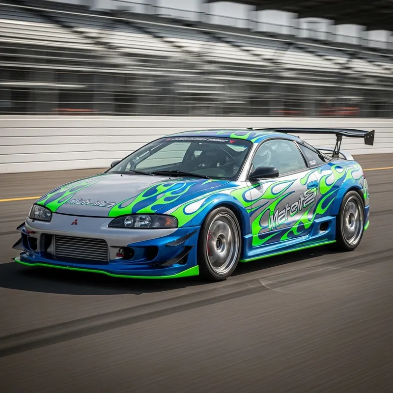 Mitsubishi Eclipse | High-Speed Racing Car