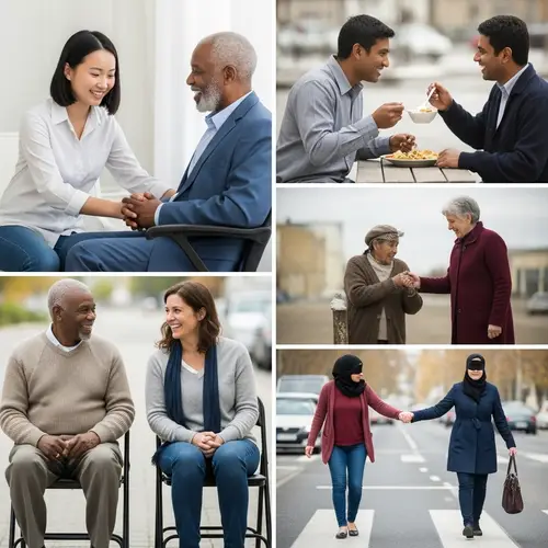 Acts of Kindness and Love Across Diverse Ethnicities