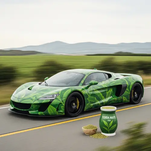 Ultra-Modern Eco-Friendly Supercar Inspired by Yerba Mate Tea
