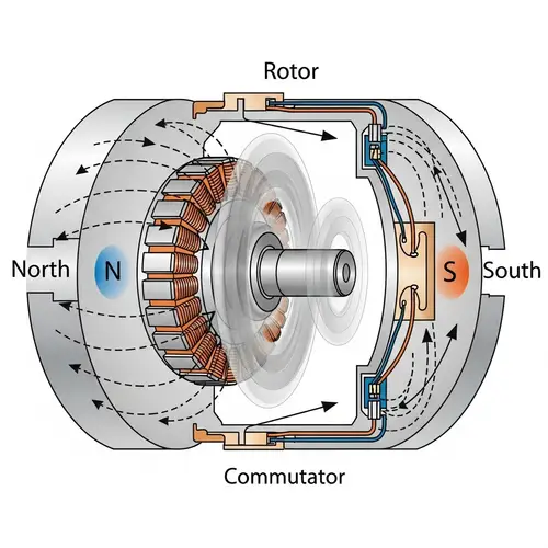 Motor Mechanics: Rotor, Stator and Armature in Action