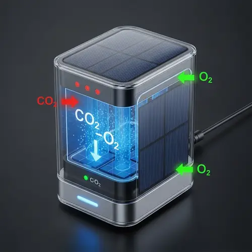 Innovative Solar-Powered CO2 to Oxygen Device