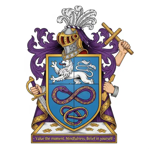 Family Coat of Arms: Wisdom, Strength & Prosperity