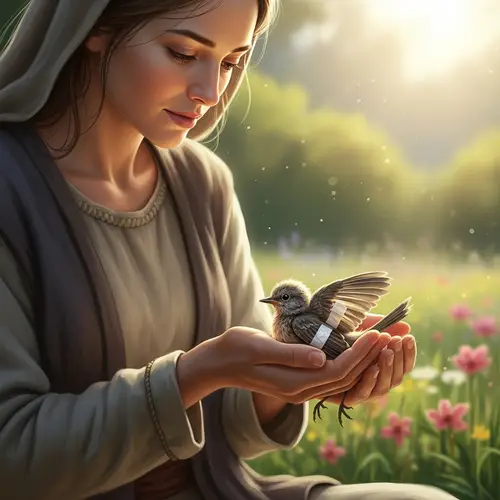 Depiction of Mercy: Create a Visual Representation