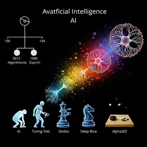Evolution of Artificial Intelligence: Illuminated Timeline of AI Progress