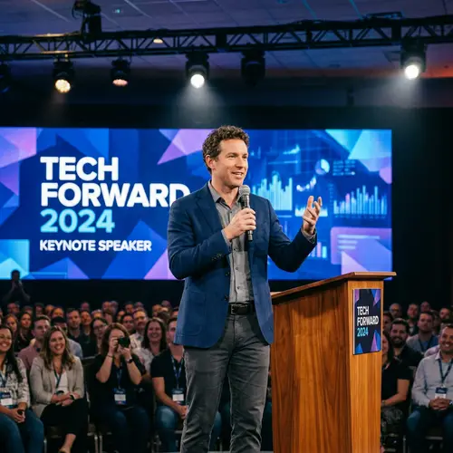 Keynote Speaker Conference Photo