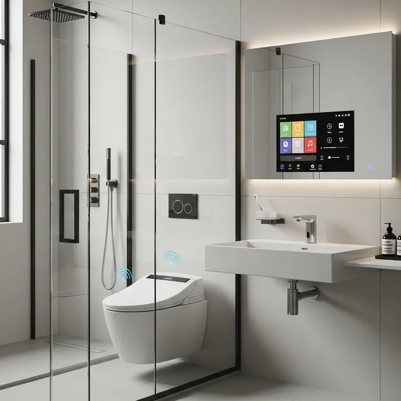 Modern Minimalist Smart Bathroom Design Ideas