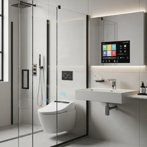 Modern Minimalist Smart Bathroom Design Ideas