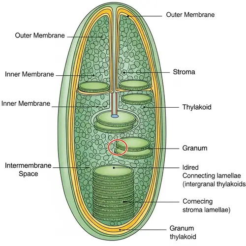 Detailed Structure of Chloroplasts: Outer & Inner Membrane, Stroma, Thylakoid
