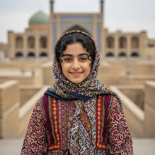 Young Iranian Girl in Traditional Clothing | Portrait