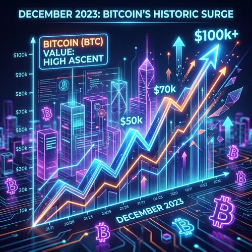 Futuristic Bitcoin Value Surge in December 2023