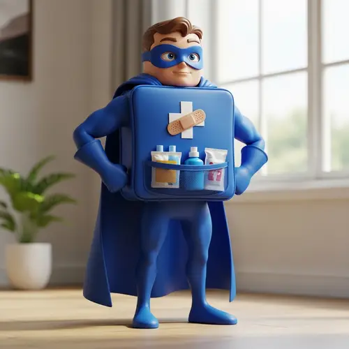 Superhero-Themed First Aid Kit for Emergency Preparedness