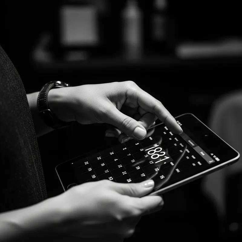 Barber's Hand: Intricate Movements & Artistry in Noir Style