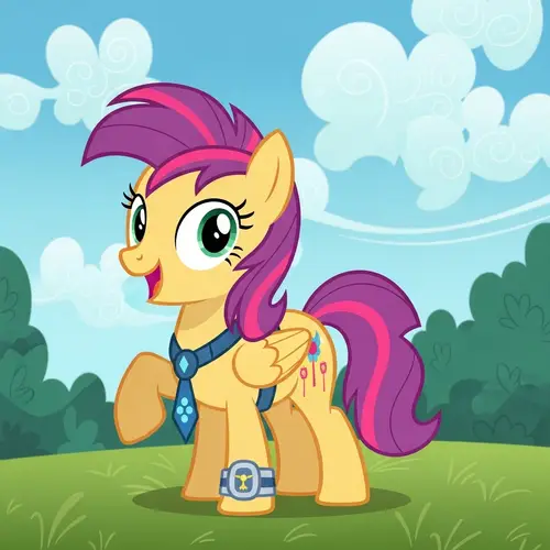 Mlp Pony - Animated Stylized Horse from Popular Cartoon Series