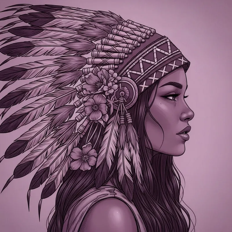 Beautiful Brown Skin Woman in Neutral Colors with Purple Tones Beautiful Brown Skin Woman in Neutral Colors with Purple Tones