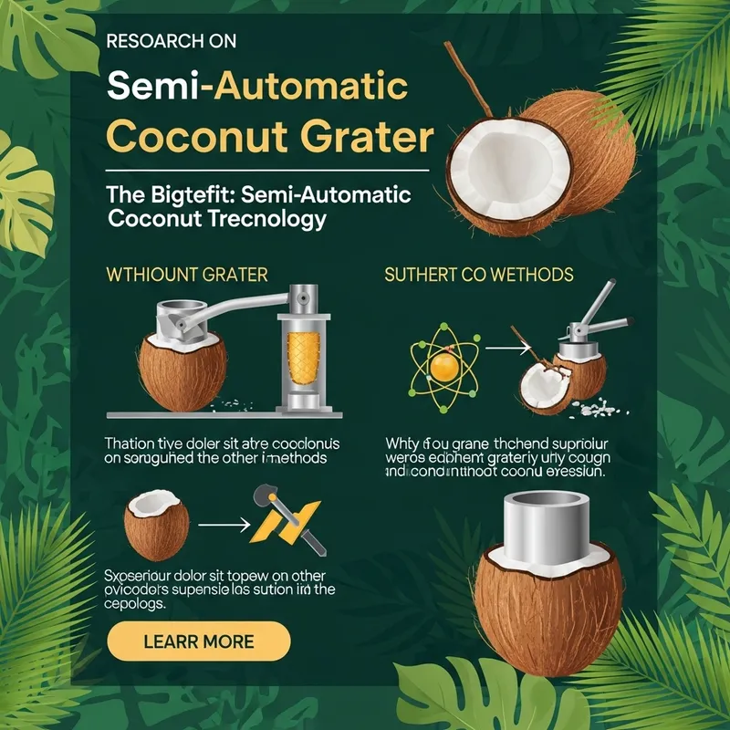 Semi-Automatic Coconut Grater | Innovative Research Flyers