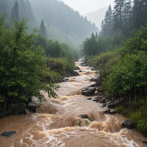 Lifelike Rainfall Impact on Water Quality