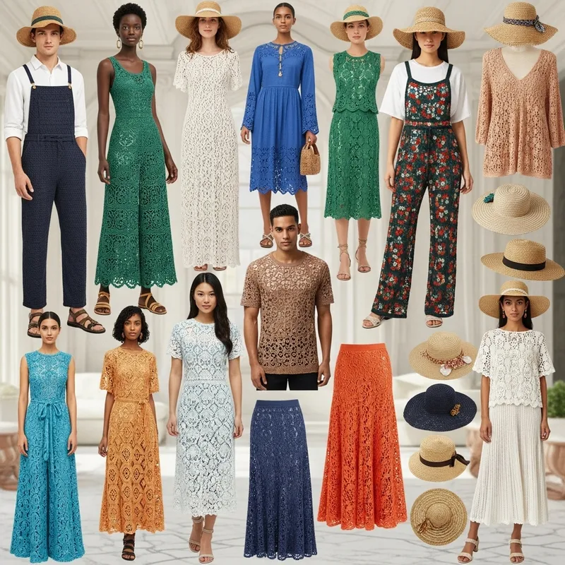 Fashion Crochet Clothing for All Ethnicities