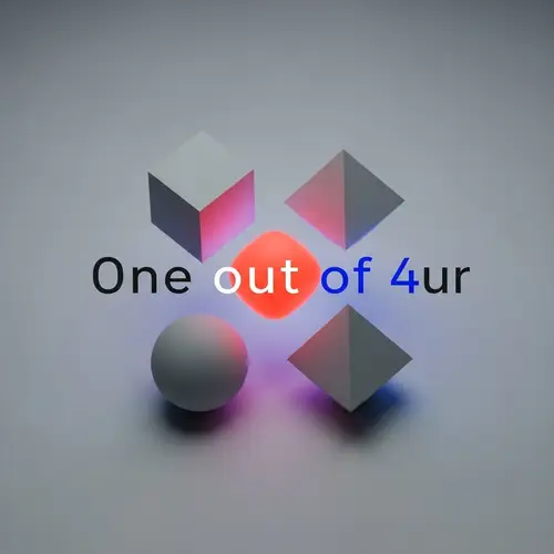 One out of Four - Illustrating a Concept